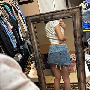 Denim‎ Mini Skirt